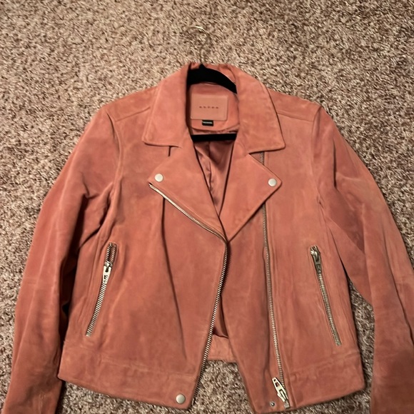 Blank NYC Jackets & Blazers - Blank NYC pink moto jacket